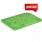 Green cooling gel pad with a great deal label in the top right corner.