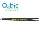 Black lanyard with RIPSTIX in yellow text, Cubic Promote logo above.