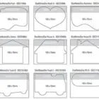 The Custom Logo Shape Adhesive Notes feature nine uniquely shaped templates, such as foot, heart, and Australia, each measuring 100x75mm. They include a customizable logo area and an adhesive strip for easy application.