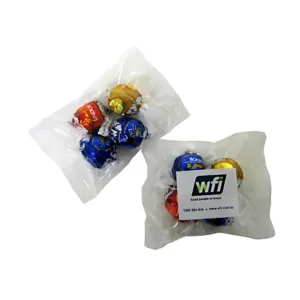 Lindt Lindor Balls In Cello Bag X4