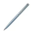 Waterman Harmonie ballpoint pen with shiny silver clip, displayed diagonally on white.
