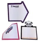 Custom Logo Shape Notes with panda and space designs, ideal for unique reminders.