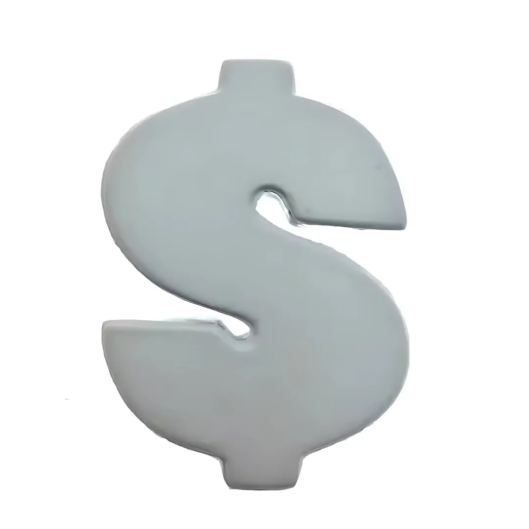 special-stress-balls-dollar-sign_2 The Special Stress Balls Dollar Sign stands tall on a plain background, exuding a unique charm.