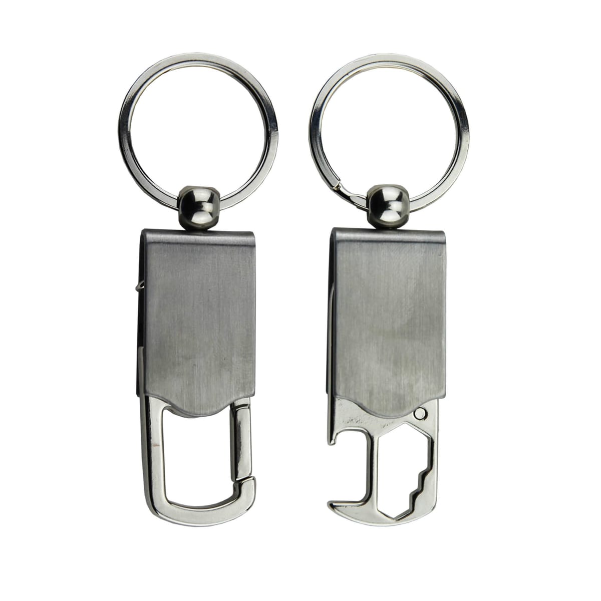 Sybill Bottle Opener Keychains - rush, featuring retractable multi-tools on a white background.