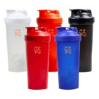 Five Anniston Protein Shakers - rush with RPB logo in white, red, orange, blue, and black.