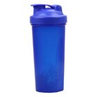 Rush to grab the Anniston Protein Shakers - rush, a blue plastic bottle with lid and mixing ball.