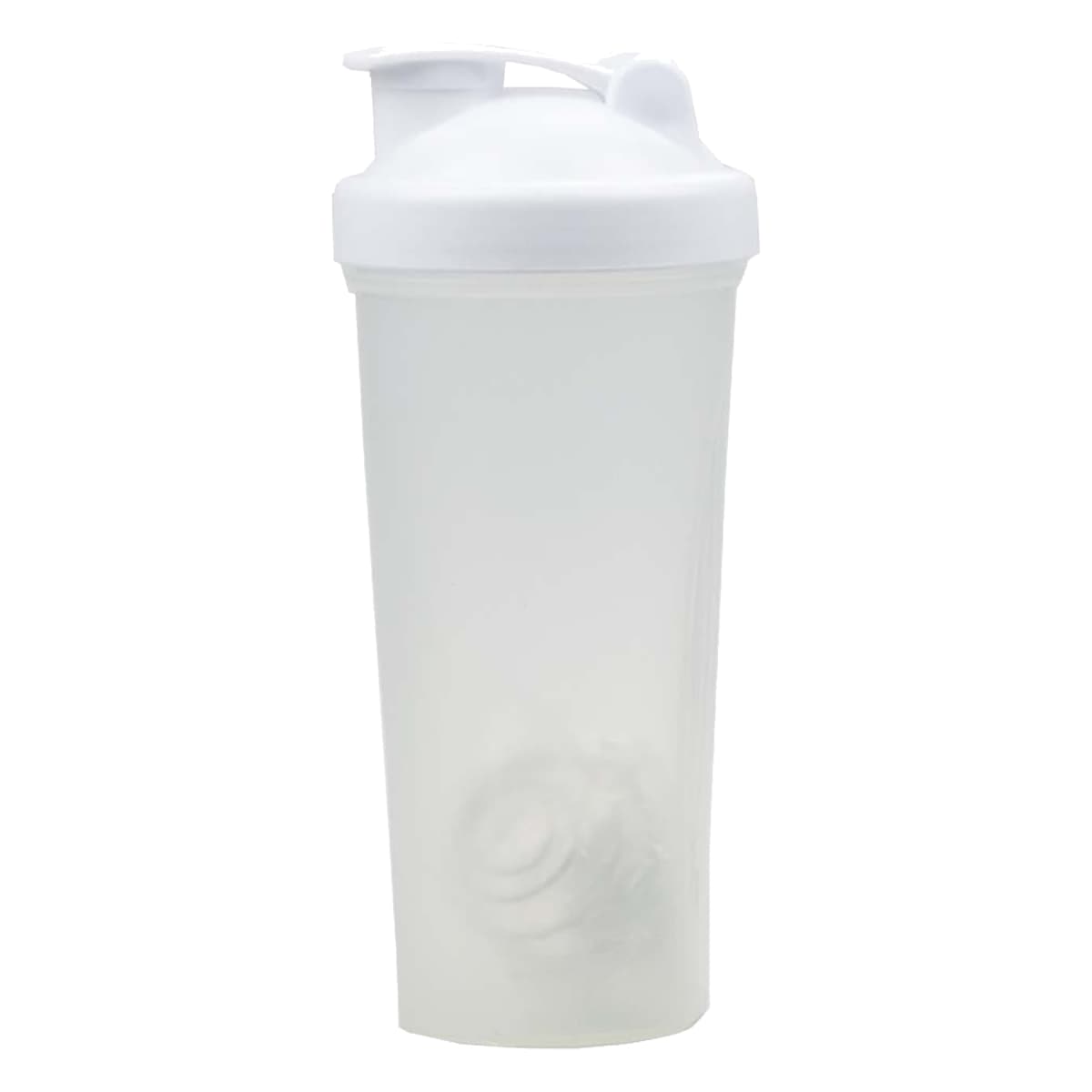 Anniston Protein Shakers - rush with white lid and mixing ball, shown on a white background.